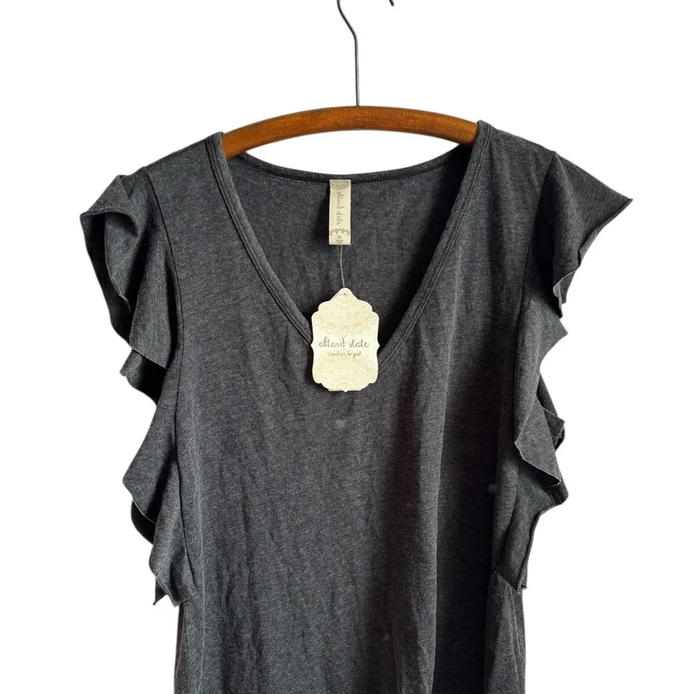 Altar'd State Ruffle sleeve Top Size M NWT